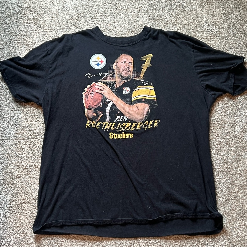 Ben Roethlisberger fanatics tee shirt  XL